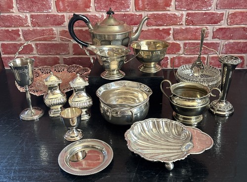 Antique vintage job lot of - antique, &