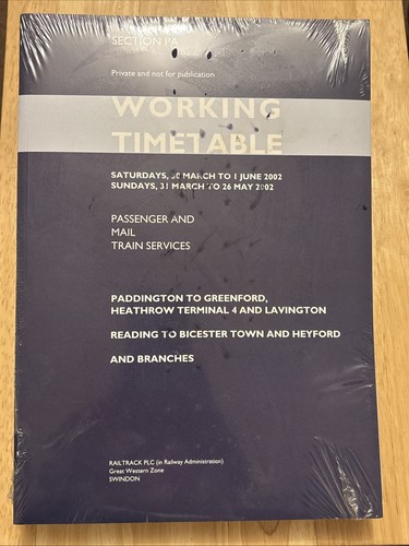 2002 railtrack railway working - 2002,