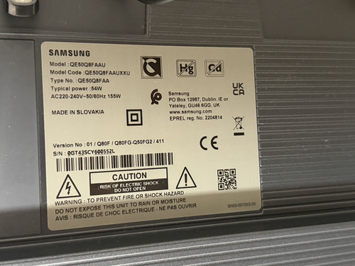 Samsung qe50q8fau qled - 50,