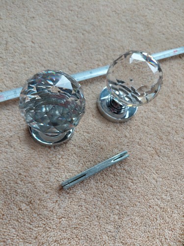 Crystal door knobs large and - knobs,