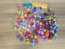 Over 100 Shopkins Toy - Bundle, Food And Drink Doll. Moose 1" X 124 Collectables