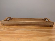 Premier Housewares Pinewood Bed Tray 21 x 50 x 31 cm - White