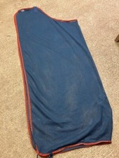6'3  Cooler horse stable travel sweat sheet rug blue  (used)