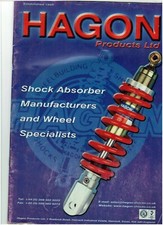 HAGON SHOCK ABSORBERS CATALOGUE c.2001/2002 - MONO & TWIN SHOCKS 