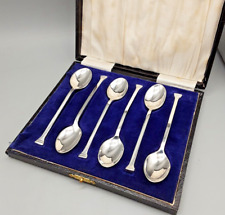6 Vintage Art Deco EPNS Silver