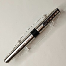 Tombow Zoom 505 Havanna Rollerball Pen - silver steel.  Super Pen