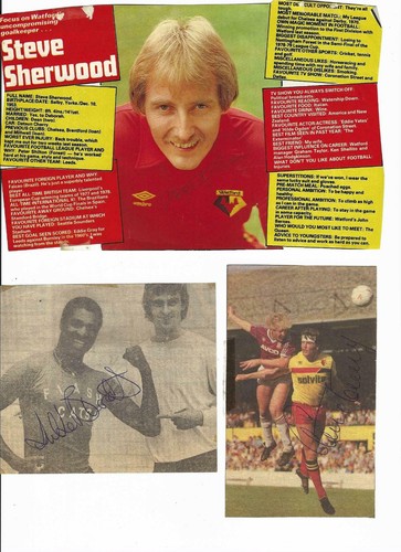 Watford s stars x 3 - 70's,