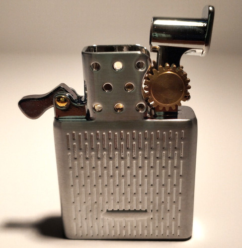 Zorro silver steel lighter - silver,
