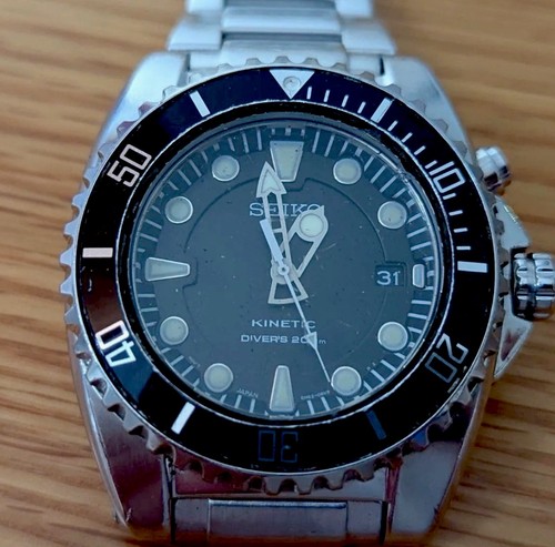 Seiko kinetic diver 200m scuba - seiko,