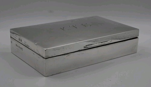 Vintage silver cigar - vintage,
