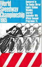 1965  WORLD FINAL PROGRAMME