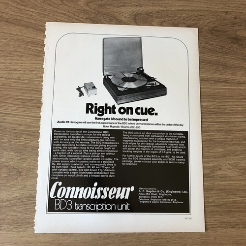 Hifis21 magazine advert - advert, 11x8