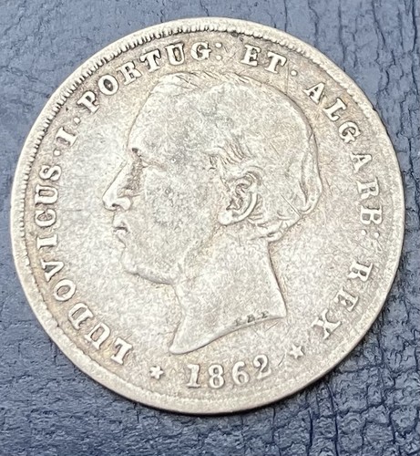 Portugal 200 reis 1862 - 200,