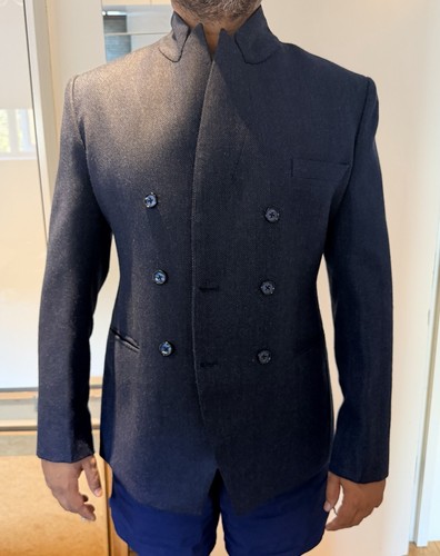 Tailored tweed double - tweed, breasted