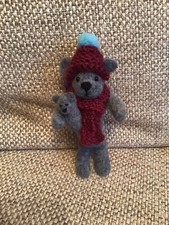 Needle Felted OOAK Cute Teddy