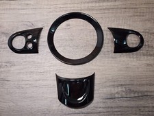 NEW GLOSS BLACK STEERING WHEEL