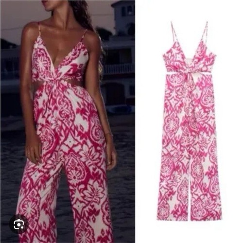 Zara pink white floral - pink,