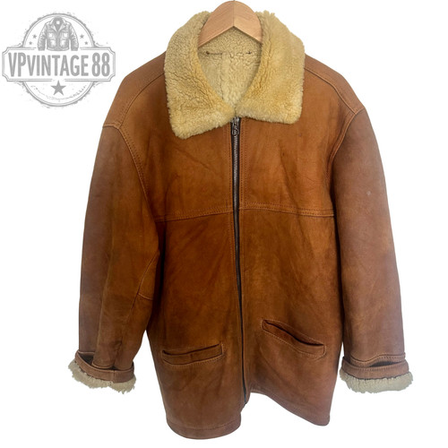 Vintage brown shearling - b3, b-3