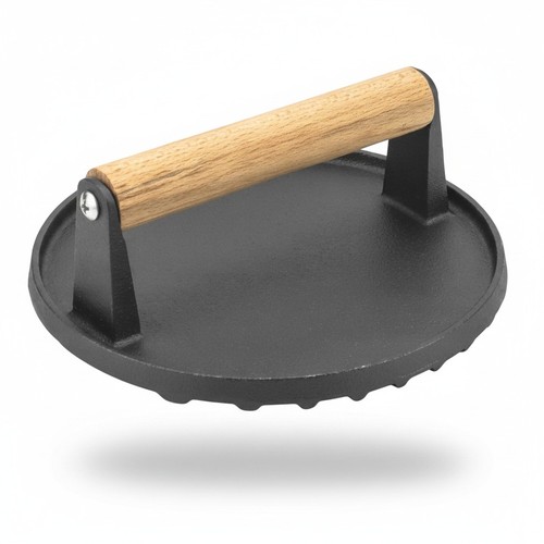 Cast iron burger press smasher - iron,