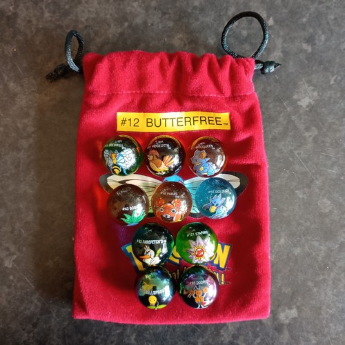 Vintage pokémon marbles - 10,