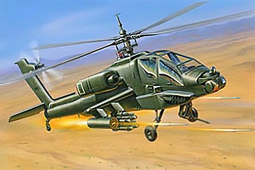 Zvezda 144 apache helicopter - zvezda,