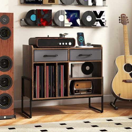Large record player stand - large,