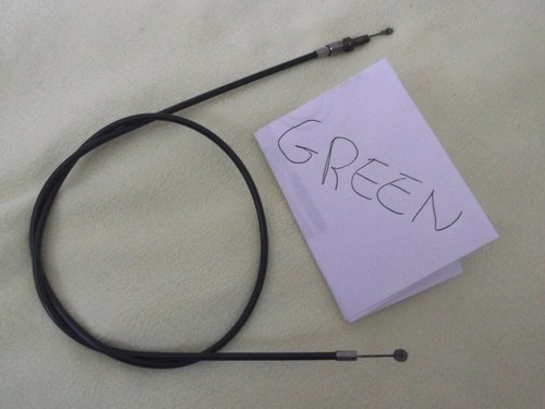 Atco green throttle cable - green,