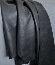 Black Soft leather 1.3 -1.5mm thickness Full grain cowhide Remnant various size