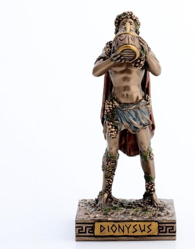 Dionysus bronze miniature - dionysus,