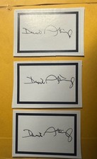 David Attenborough Signed x3