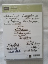 Stampin Up Feel Goods Stamp