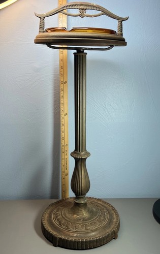 Vtg floor ashtray smoking - vtg,