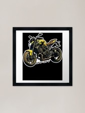 Yellow Street Bike MT-07 Style