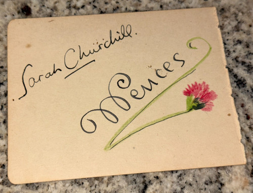 Vintage signed autograph cut - cut,