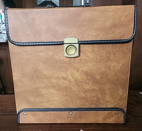 Vintage brown faux leather - brown, 33
