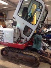 Dismantling-Takeuchi Tb125 Mini Digger Excavator !!! Recoil spring Only!!!