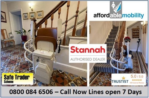 New stannah 260 curved - new,