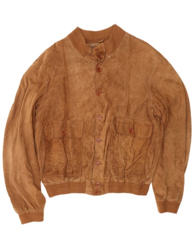 Vintage mens suede bomber - mens,