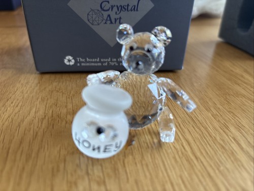 Crystal art bear with - art.,