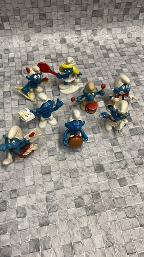 Vintage set smurfs - vintage, 8