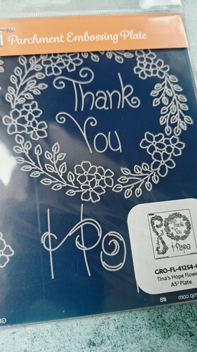 Groovi parchment embossing - parchment,