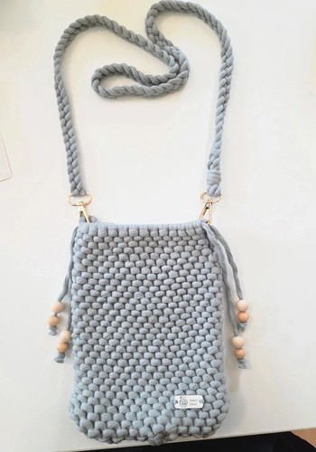 Handmade crochet crossbody - handmade,