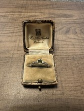 Green Peridot 925 Silver Ring August Birthstone size P.5