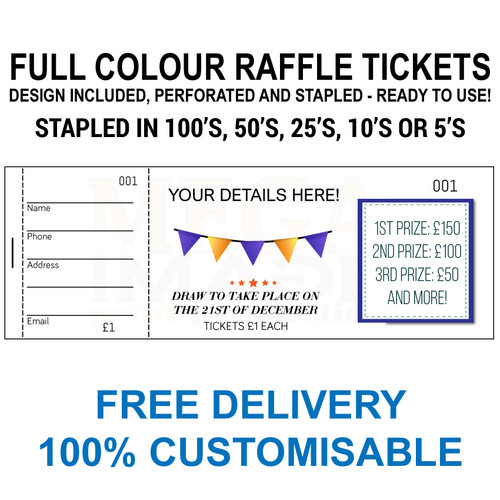 Raffle prize draw - raffle, tickets