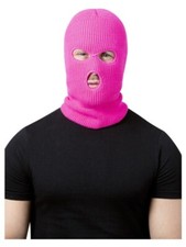 Balaclava ski mask neon - mask, pink