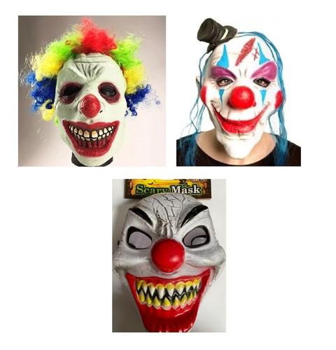 Halloween clown mask - clown,