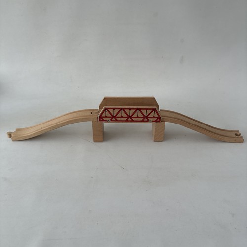 Wooden railway train - wooden,