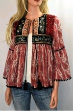 ZARA Embroidered Velvet Sequin