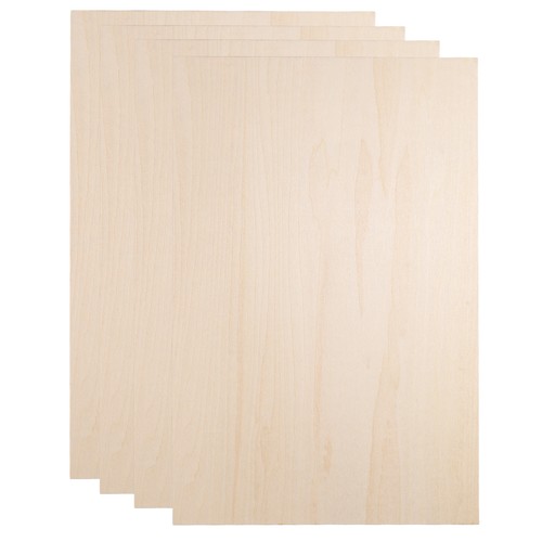 4pcs 3mm basswood plywood - 3mm,