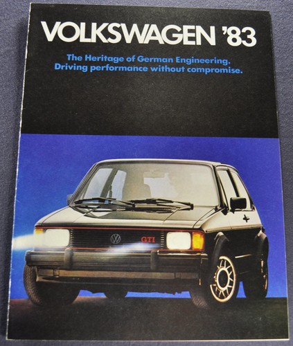1983 volkswagen brochure gti - 1983,